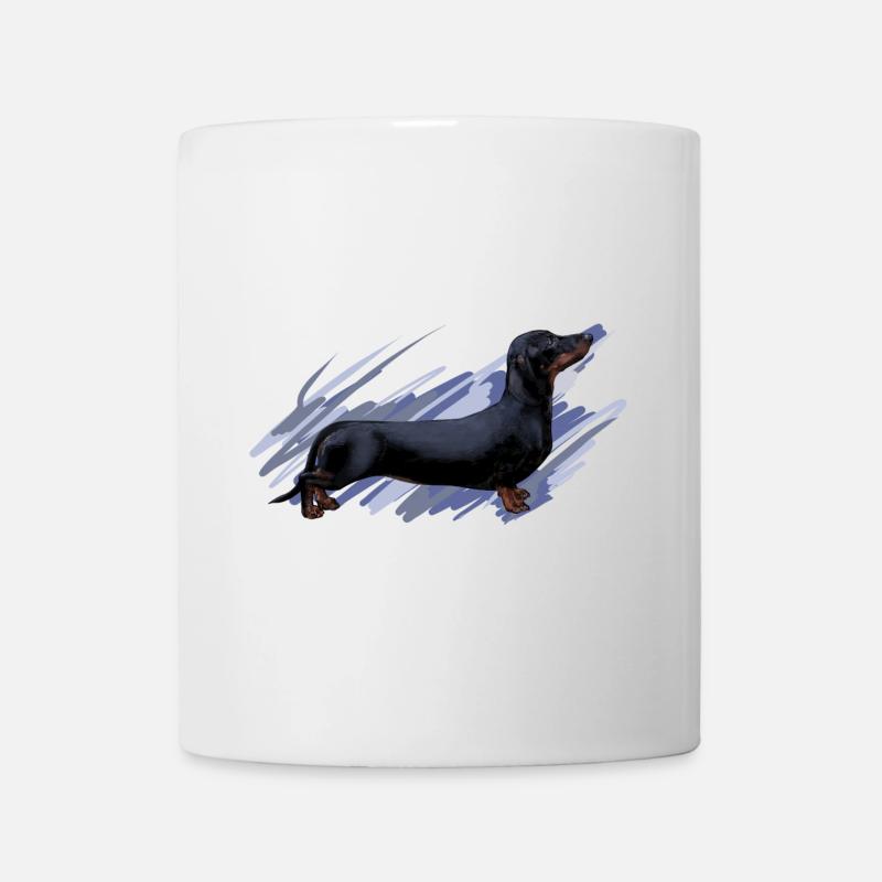 Dackel - Tasse - Weiß