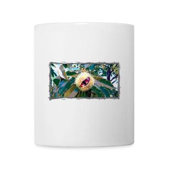 Châtaignier à feuilles pointues - Mug blanc - blanc - Devant