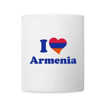 I love Armenia - Ich liebe Armenien. - Tasse - Weiß - Vorne