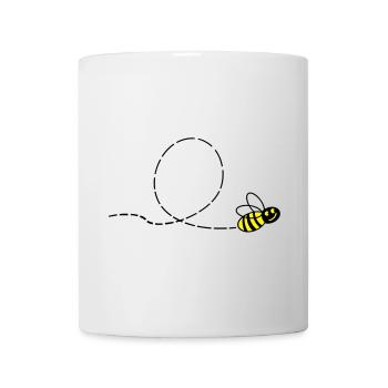Flotte Biene - Tasse - Weiß - Vorne