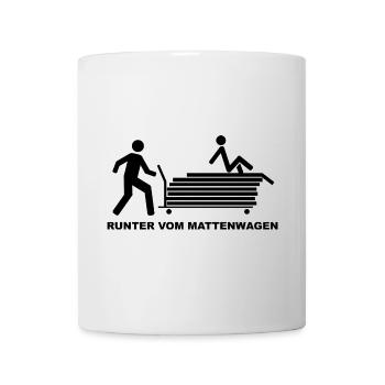 Mattenwagen - Tasse - Weiß - Vorne