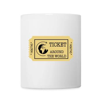 Around the World Ticket - Mug - white - Front