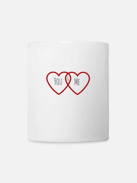 You and me - Tasse - Weiß