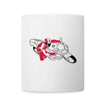 motorrad_2 - Mug blanc - blanc - Devant