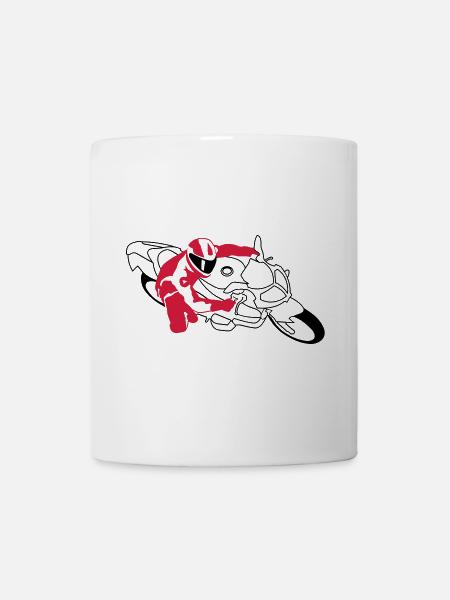Motorrad - Tasse - Weiß