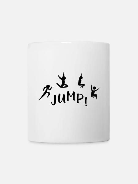 Weitsprung - Tasse - Weiß