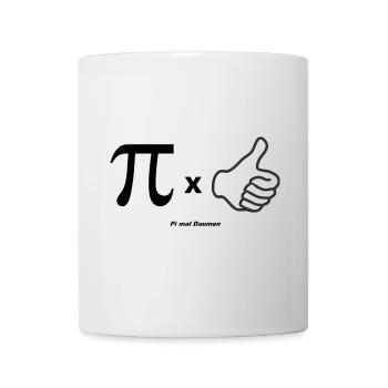 PI times thumb Swabian saying for Swabians - Mug - white - Front