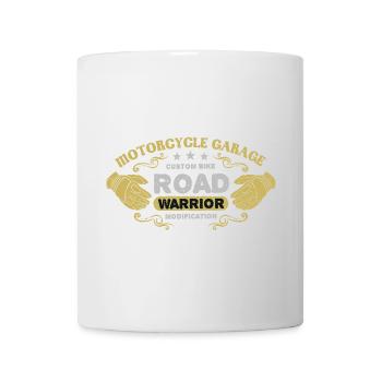 Motorradfahrer - Tasse - Weiß - Vorne