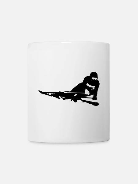 ski - Mug blanc - blanc