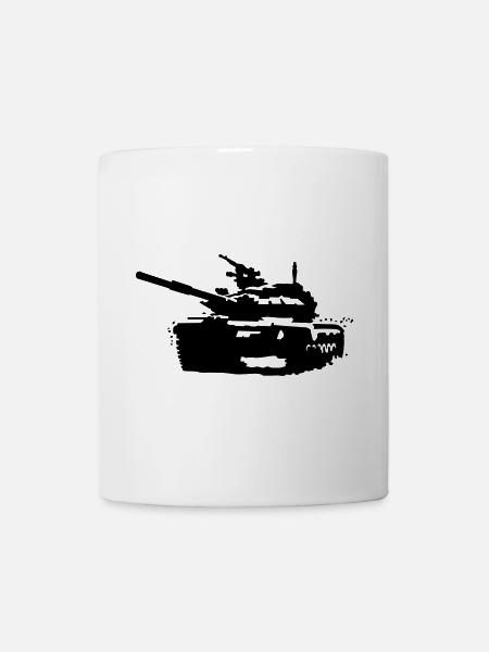 Panzer T-90 - Tasse - Weiß