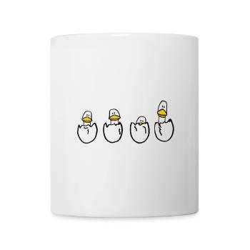 Ducks made of egg - Mug - white - Front
