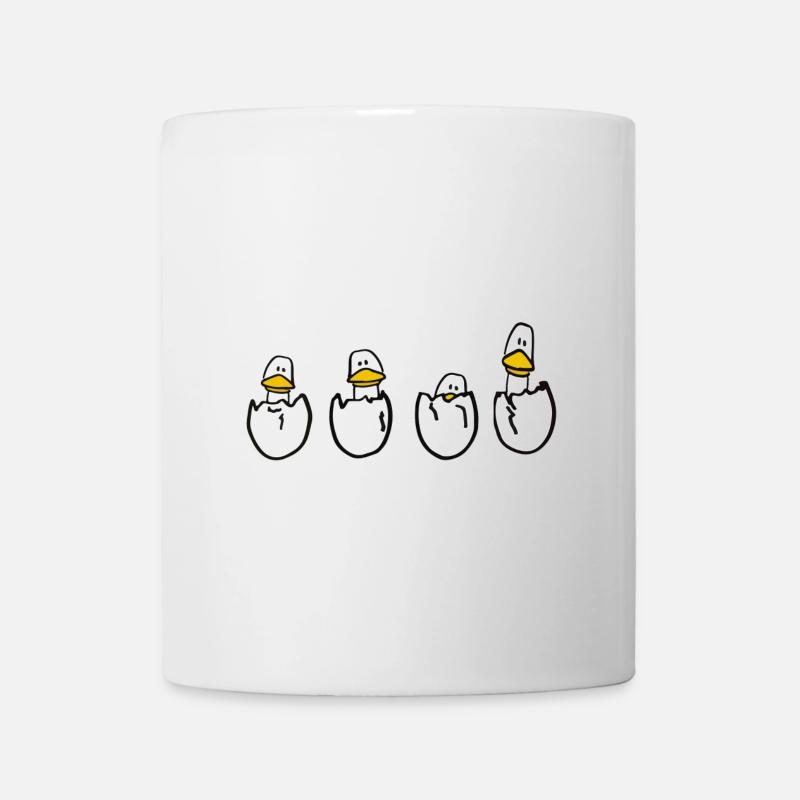 Ducks made of egg - Mug - white