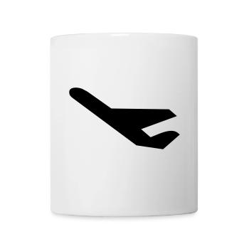 plane - Mug - white - Front