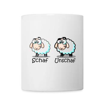 mouton - Mug blanc - blanc - Devant