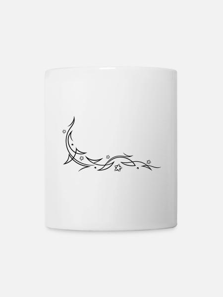 Tribal with stars - Mug - white
