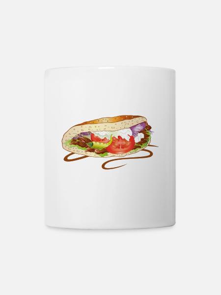 Döner Kebab Fast Food Junk Türkei Türkisch - Tasse - Weiß