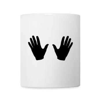 Hands - Mug - white - Front