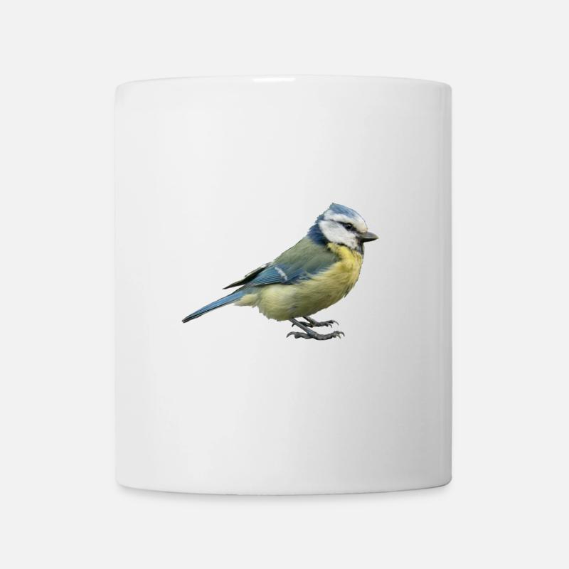Vogel Blaumeise - Tasse - Weiß