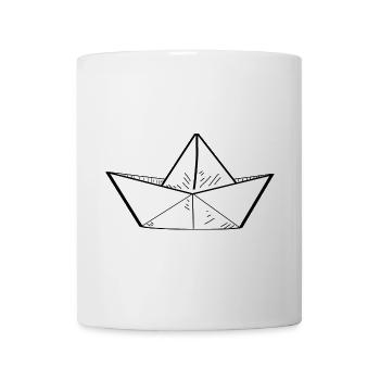 Paper Ship Boat - Mug - white - Front