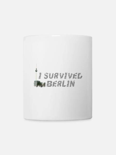 I survived Berlin - Tasse - Weiß