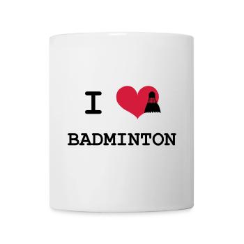 Badminton - Tasse - Weiß - Vorne