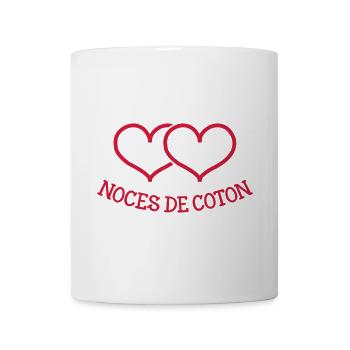 Noces de Coton - Mug blanc - blanc - Devant