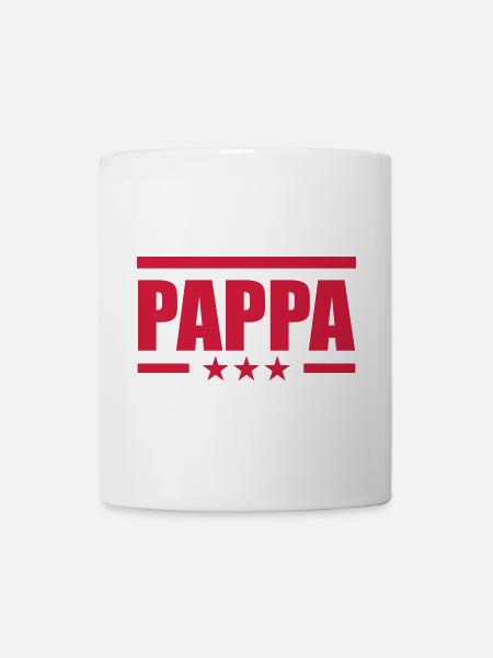 Pappa - Tasse - Weiß