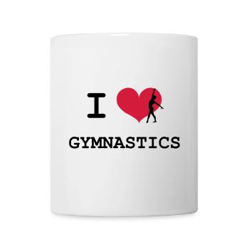 I Love Gymnastics - Tasse - Weiß - Vorne