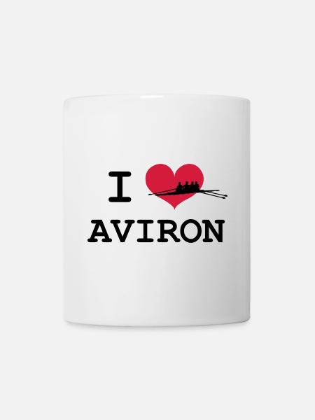 I Love Aviron - Mug blanc - blanc