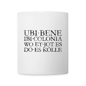UBI BENE IBI COLONIA - Kölsch Köln Design - Tasse - Weiß - Vorne