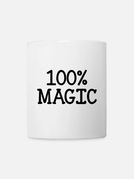 100% Magic - Tasse - Weiß