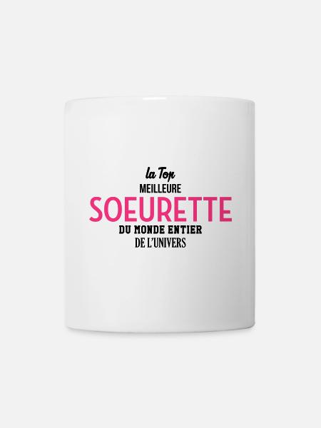 Soeur Soeurette Frère Naissance Bébé Sœur - Mug blanc - blanc