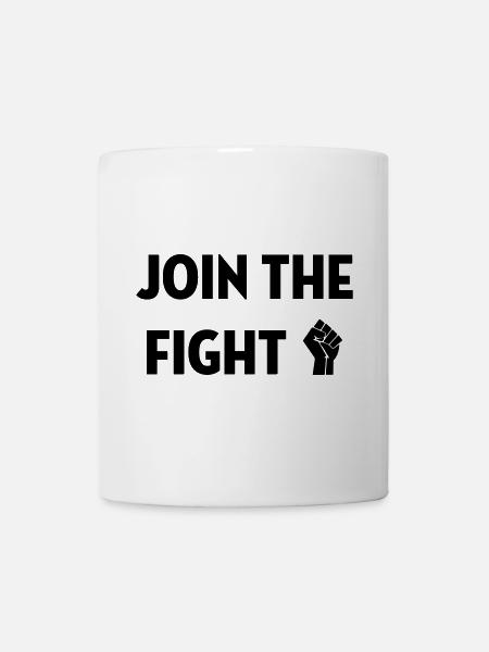 Join the fight / People / Peace / Revolution - Mug - white