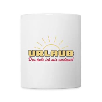 Urlaub, Ferien Spruch Shirt ,das habe ich mir (25) - Tasse - Weiß - Vorne
