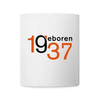 Jahrgang 1937 geboren - Tasse - Weiß - Vorne