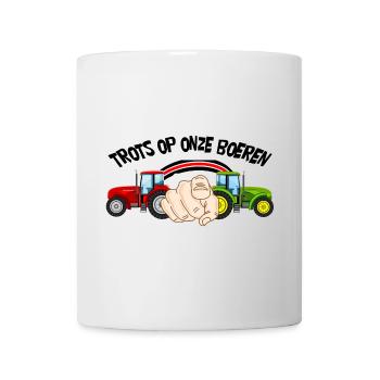 Proud Farm Life with Tractors - Mug - white - Front