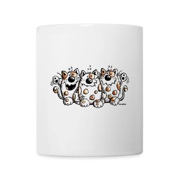 Trois meilleurs amis - Chat - Chats - Cadeau - Mug blanc - blanc - Devant