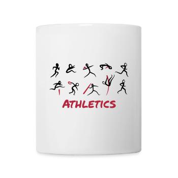 Athletics, Track and Field - Mug blanc - blanc - Devant