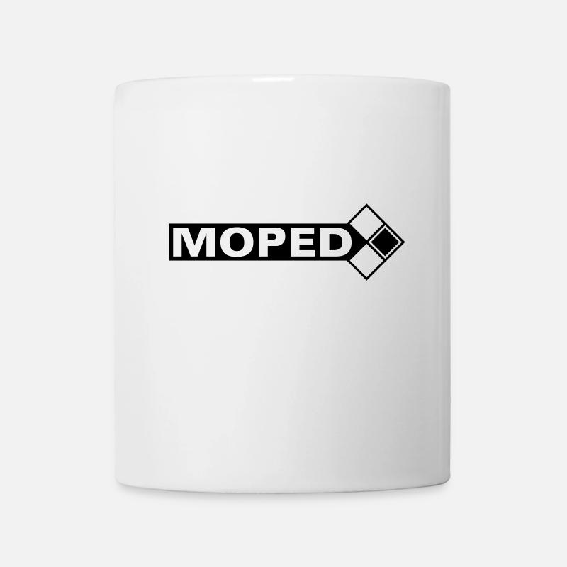 Moped Logo (2c) - Tasse - Weiß