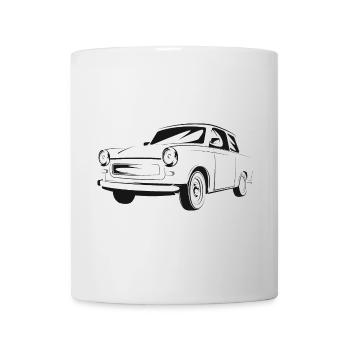  601 GDR History Symbol Trabi Oldtimer - Mug - white - Front