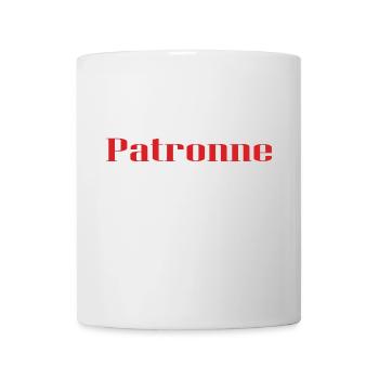 Patronne - Mug blanc - blanc - Devant