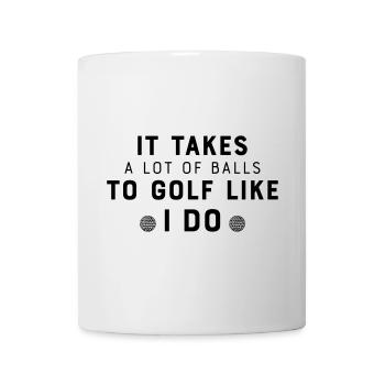 Golf Lifestyle - Tasse - Weiß - Vorne
