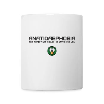 Anatidaephobia Duck Humor Design - Mug - white - Front