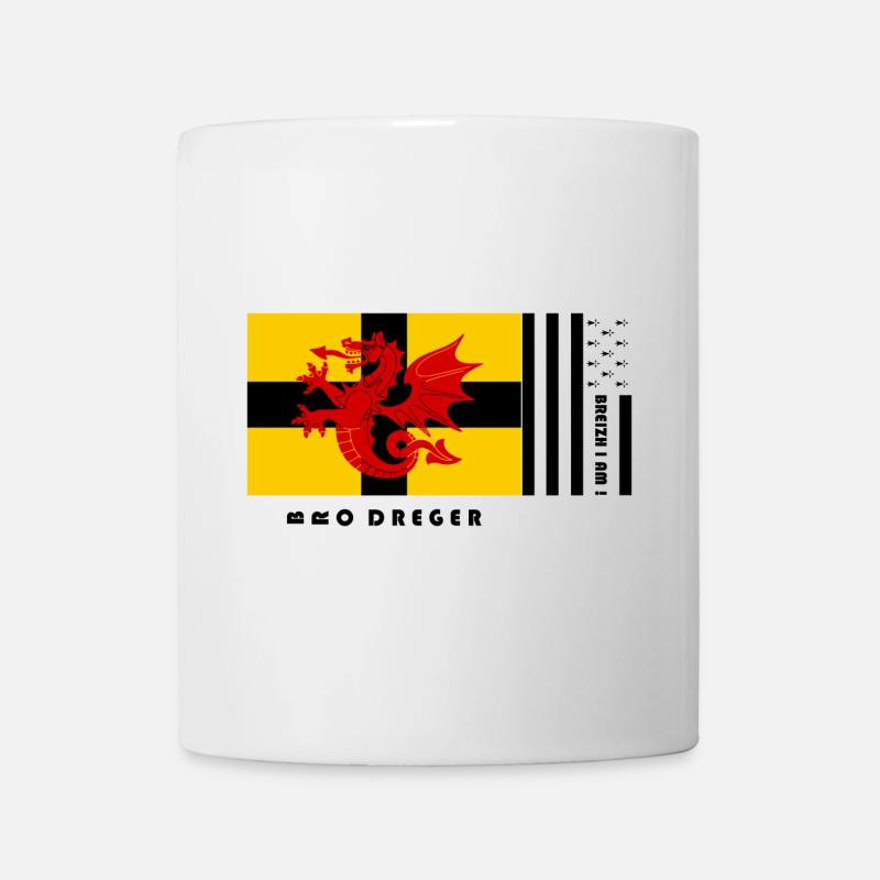 Bretagne - Blason Pays du Trégor - Mug blanc - blanc