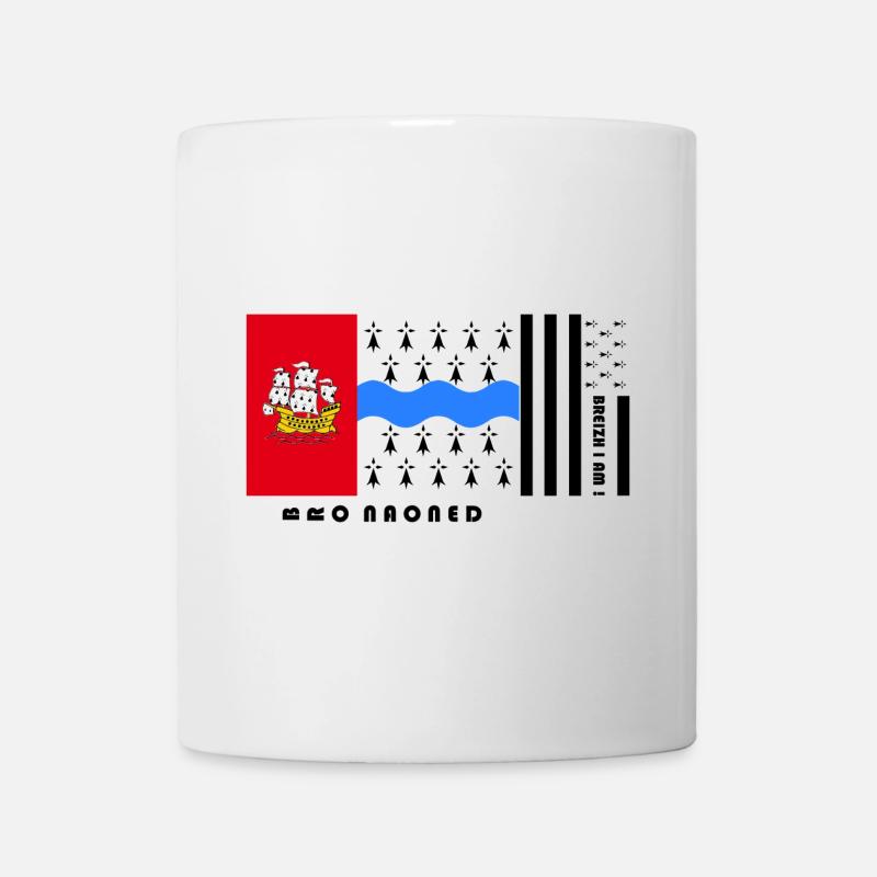 Bretagne - Blason Pays de Nantes - Mug blanc - blanc