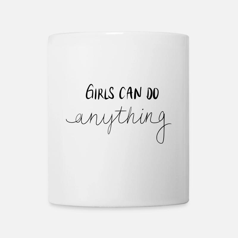 GIRLS CAN DO ANYTHING - Mug - white