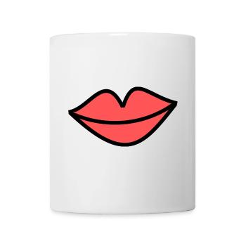 Bouche - Mug blanc - blanc - Devant