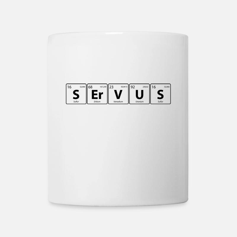 Periodensystem - Servus - Tasse - Weiß