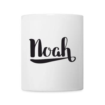 Archétype créatif de Noé avec design de l’eau - Mug blanc - blanc - Devant