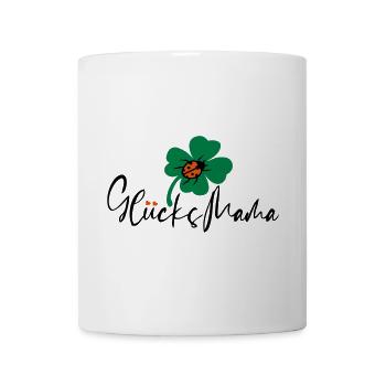 Glück Mama Kleeblatt - Tasse - Weiß - Vorne